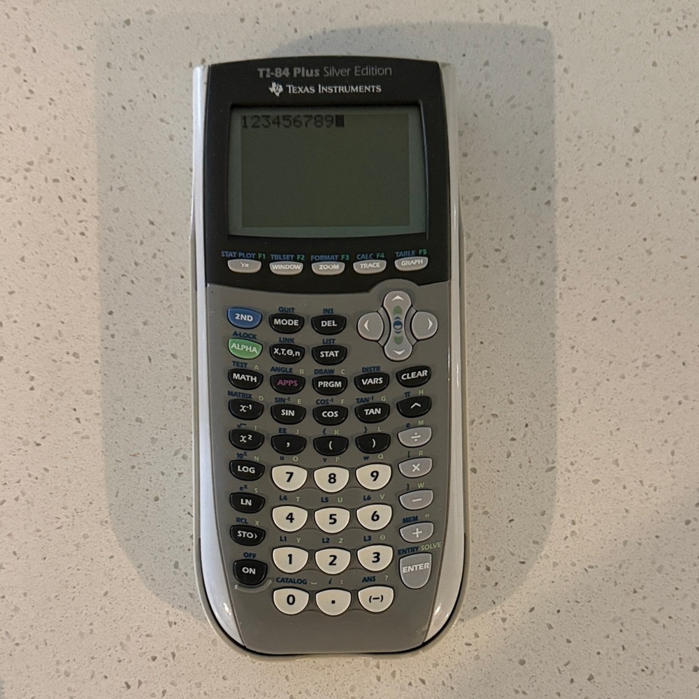 TI-84 Plus Silver Edition Graphing Calculator